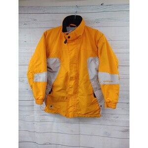 Columbia Sportswear Convert Boys Youth Sz L / 10/12 Orange Gray Coat Jacket